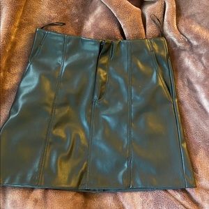 Zara faux leather mini